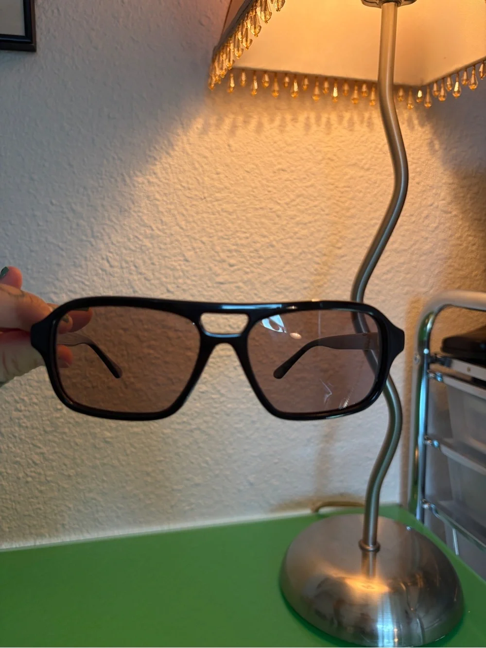 Banbe The Delevigne Black & Carmel Sunglasses